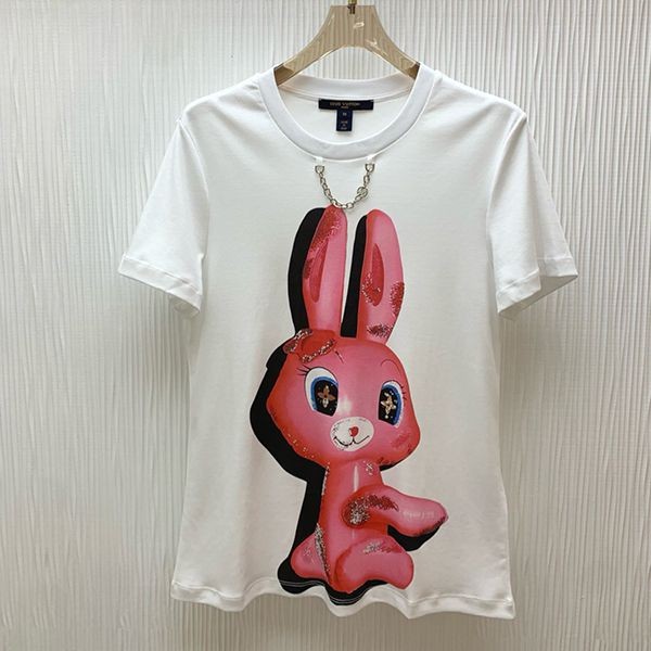 【遊び心あふれる☆】ルイヴィトン スパンコールウサギTシャツ偽物 1AFTRW